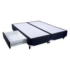 Imagem de Cama Box Queen Size com Gaveta Mega Colchões Black - 158x198