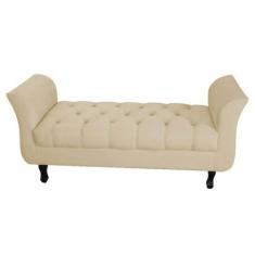 Imagem de Divã Recamier Barcelona - 1,40 Suede - Bege - Topázio