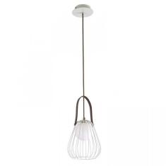 Imagem de Pendente De Metal Lamp 22Cmx18cm Bella Iluminação  E Marrom