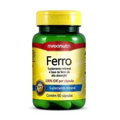 Imagem de Ferro 100% Idr 60 Cápsulas - Maxinutri - 502