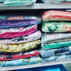 Imagem de Jogo De Lençol Cama De Casal Normal 100% Algodão Com Fronhas De Enchim