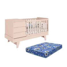 Imagem de Berço Multifuncional Prince com Colchão D18 - Reller Móveis