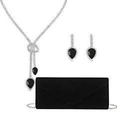 Imagem de LETODE Bolsas de mão para mulheres, bolsas de noite e bolsas para mulheres, bolsas envelope para festa, formatura, casamento, Small, Strass