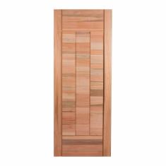 Imagem de Folha de Porta Maciça 210x82cm Eucalipto Pm97 Cruzeiro Portas Nude