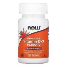 Imagem de High Potency Now Foods Vitamin D-3 10,000 Iu Cápsula 120