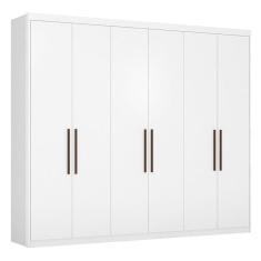 Imagem de Guarda Roupa Casal Sumatra 6 Portas Branco - Demóbile Branco