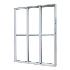 Imagem de Porta de Alumínio Correr 210x200cm 3 Folhas Atlântica Branco