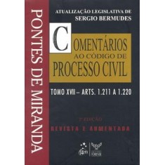 Imagem de Comentarios ao Codigo de Processo Civil - Tomo Xvii - 2ª Ed. - Miranda, Pontes De - 9788530928711