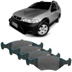 Imagem de Kit Pastilha Freio Fiat Palio 99 A 2004 Dianteira Syl