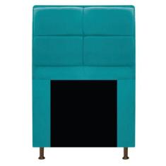 Imagem de Cabeceira Munique 90 cm Solteiro Suede  Turquesa AM Decor