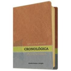 Imagem de Bíblia de Estudo Cronológica Aplicação Pessoal - Tarja Verde - Editora Cpad; - 9788526313101