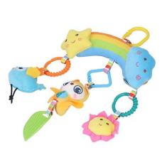 Imagem de Brinquedos para Carrinho de bebê Assento de Carro Pendurado Sino Animal Jogar Música Brinquedo de Berço Com Carrilhão de Vento Bonito e Chocalhos Brinquedos Educativos Fantoche