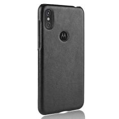 Imagem de Capa para Moto P30 Play, capa de celular com proteção robusta de 360° para proteger seu telefone capa de couro granulado para Moto P30 Play