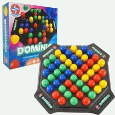 Imagem de Brinquedo Infantil Jogo De Tabuleiro Domínio Estrela