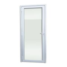 Imagem de Porta de PVC  216x90cm Com 1 vidro Temperado ITEC Brimak Branco