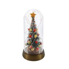 Imagem de Enfeite De Natal Enfeite De Mesa Natalino Luminária G Ouro