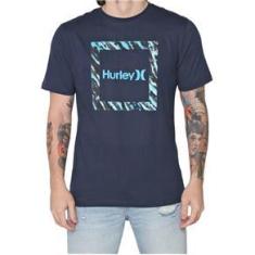 Imagem de Camiseta Hurley Silk Frame Masculina  Marinho