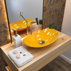 Imagem de Kit Cuba L45 Com Torneira Link 1062 Metal E Válvula Click 1 1/2'' + Sifão Cromado E Flexível 