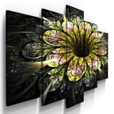 Imagem de Quadros Decorativos Flor  Digital Sala Quarto