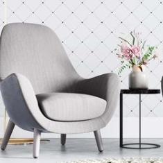 Imagem de Papel De Parede Adesivo Geométrico Poa N02009 Rolo 0,58X3M