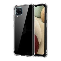 Imagem de Capa Antichoque Transparente Anti Impacto Compatível Samsung Galaxy A12 Bordas Reforçadas