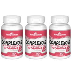 Imagem de Complexo B Vitamina B – Semprebom – 180 Cap. de 500 mg.
