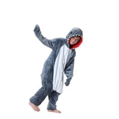 Imagem de Tubarão Infantil Pijama Kigurumi Macacão Fantasia - NO_BRAND_203062806
