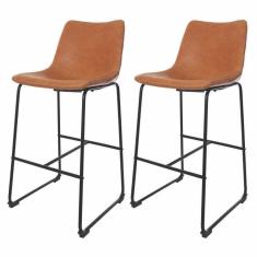 Imagem de Kit 2 Banquetas Altas Munich Caramelo Caramelo