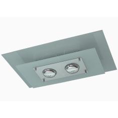 Imagem de Plafon De Vidro Retangular 50Cm X 30Cm 136 Pantoja & Carmona Branco
