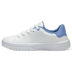 Imagem de Tênis Moleca Casual feminino 5791.100 Branco/Azul Jeans