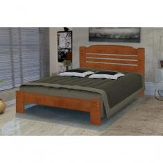 Imagem de Cama Queen Size Valência De Madeira Angelim Mel