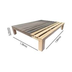 Imagem de Cama Casal Padrão Penafort Sem Pintura (Crua)