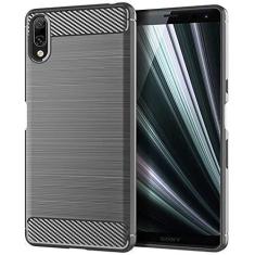 Imagem de Capa para SONY Xperia L3, sensação macia, proteção total, anti-arranhões e impressões digitais + capa de celular resistente a arranhões para SONY Xperia L3