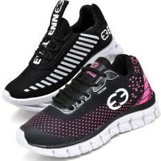 Imagem de Tênis Infantil Feminino Esportivo Modelos Diferentes - Kit 2 Pares-Feminino