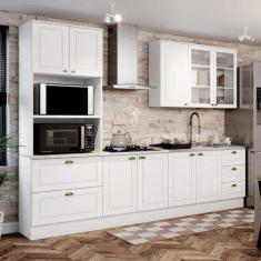 Imagem de Cozinha Completa 4 Peças com Torre Quente e Balcão para Pia Emily - Es