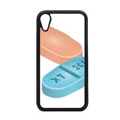 Imagem de Produtos de cuidados de saúde com ilustração de pílulas padrão para iPhone XR capa para proteção de telefone Apple