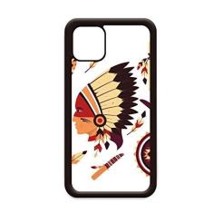 Imagem de Capa indiana com penas tradicionais americanas para iPhone 12 Pro Max para Apple Mini Mobile Case Shell