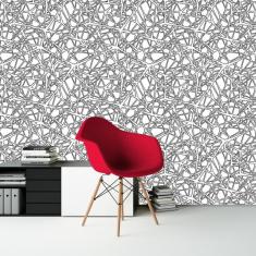 Imagem de Papel De Parede 1 Rolo 0,58 X 2,00M Abstrato Iii