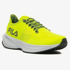 Imagem de Tênis Fila Spider Knit Masculino - Verde Limão - 41-Masculino