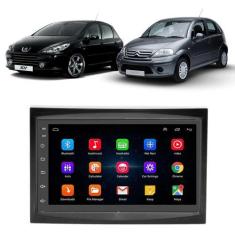 Imagem de Kit Central Multimídia Android Peugeot 307 Citroen C3 2002 A 2012 7 Po