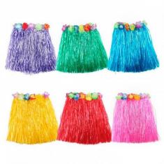Imagem de Saia Havaiana Infantil - Diversas Cores - Lua de Cristal Fantasias, Ve