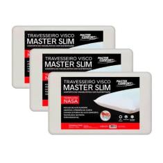 Imagem de Kit 3 Travesseiros Nasa Viscoelástico Master Slim Sono - Bellator