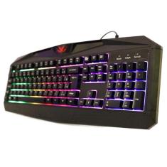 Imagem de Teclado Gamer Com Apoio Aos Pulsos Para Jogos No Computador