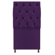 Imagem de Cabeceira Sofia 100 cm Solteiro Suede Roxo - Amarena Móveis