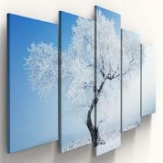 Imagem de Quadros Decorativos Arvore Botanico Paisagem Sala