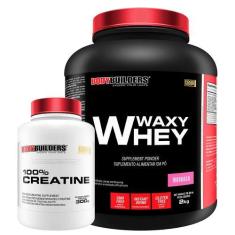 Imagem de Kit Waxy Whey 2Kg + Creatine 100% 300G - Bodybuilders