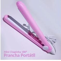 Imagem de Mini Prancha Alisadora Chapinha Bivolt 160º C Cabelo Modela Portatil