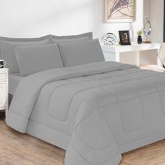 Imagem de Jogo de Cama Soft Conforto Casal Queen Vários Tamanhos Casa Dona