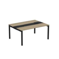 Imagem de Mesa Plataforma Dupla Com P  De A o Para Coworking 150x120 Pd