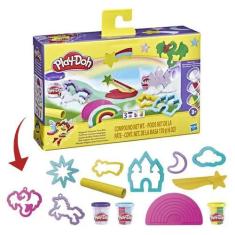 Imagem de Massinha Play Doh Mundo Mágico Dos Unicórnios 3 Potes Hasbro